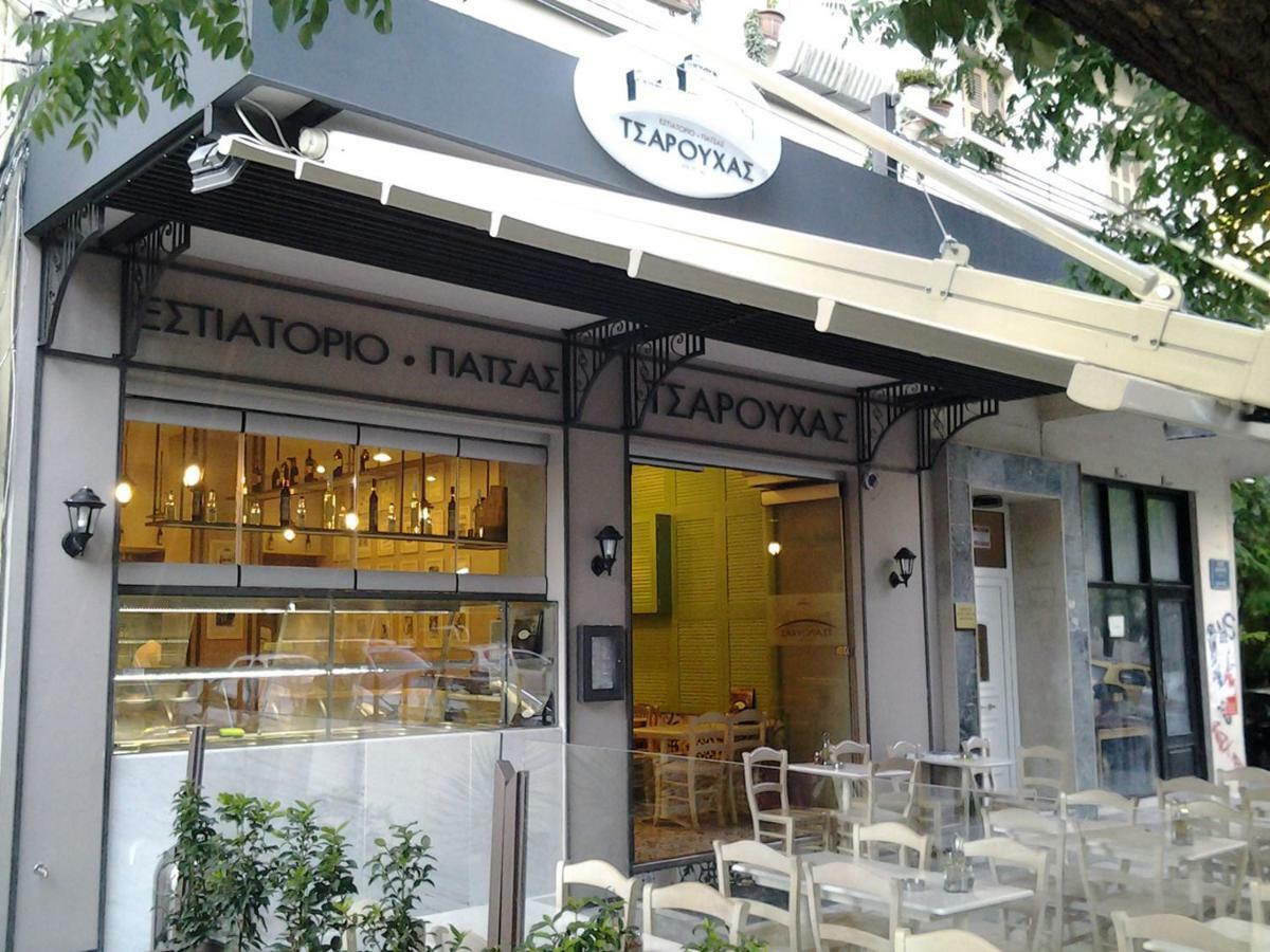 The 4 Travellers Thessaloniki Apartment ภายนอก รูปภาพ